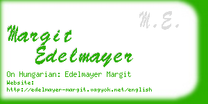 margit edelmayer business card